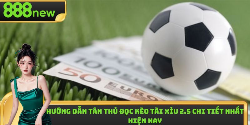 Cách đọc kèo tài xỉu 2.5 chi tiết nhất cho các thành viên mới